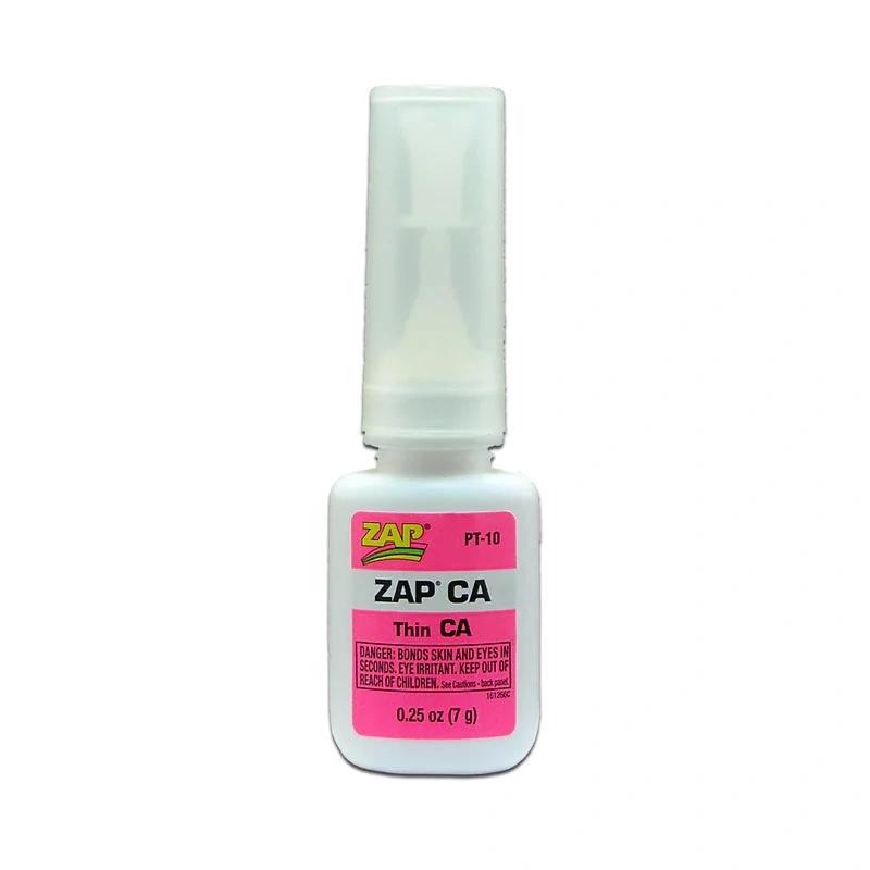 Pink Zap: Super Thin CA Glue. Precision Bonding Powerhouse! Instant Fixes. Get Yours!